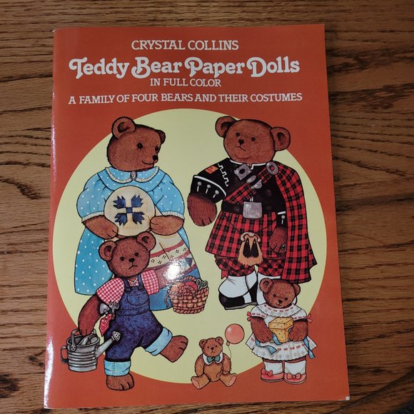 Vintage Teddy Bear Paper Dolls by Crystal Collins - Picture 2 of 16